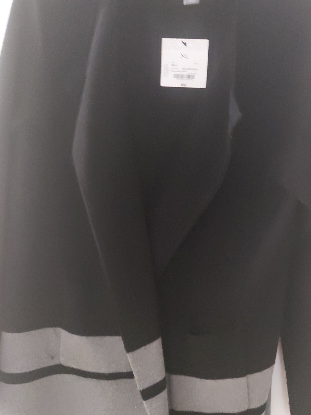 Women's Black & Gray Open-Front Blazer Jacket - Picture 2 of 10
